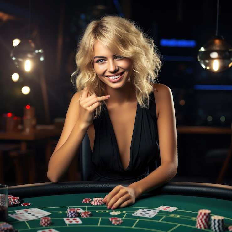 onic Poker Indonesia live table with dealer and player positions